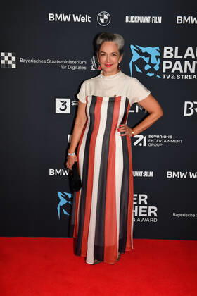 Irina Wanka award ceremony Blue Panther TV Streaming Award 2022 honor, award, prize BMW World Munich 19 October 2022