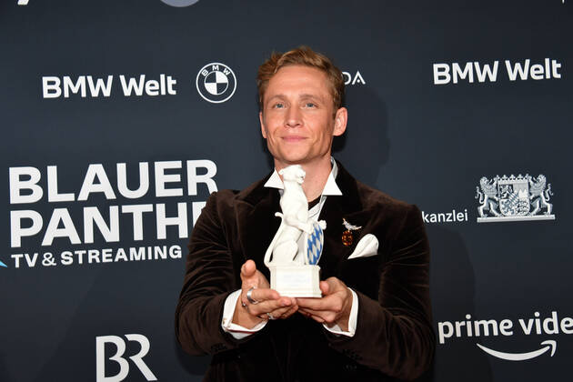 Matthias Schweighöfer award ceremony Blue Panther TV Streaming Award 2022 honor, award, prize BMW World Munich 19 October 2022