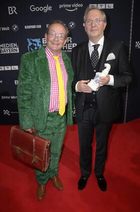 Wigald Boning and Olli Dittrich at the presentation of the Blue Panther TV Streaming Award 2022 at BMW Welt Munich, 19 10 2022 Foto:xF.xKernx xFuturexImage