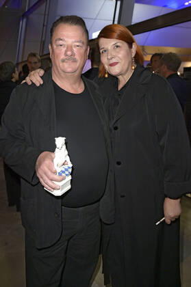 Peter Kurth and Susanne Böwe at the presentation of the Blue Panther TV Streaming Award 2022 at BMW Welt Munich, 19 10 2022 Foto:xF.xKernx xFuturexImage