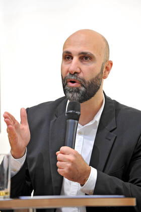 Frankfurt Book Fair 2022 Author Ahmad Mansour on 21 10 2022 at the Frankfurt Book Fair 20221019MWI48717