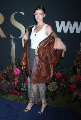NEW YORK, NY- OCTOBER 25: Ella Hunt at the WWD 2022 Honors Awards at Cipriani South Street in New York City on October 25, 2022. Copyright: xRWx