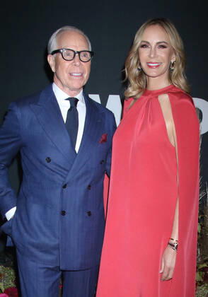 NEW YORK, NY- OCTOBER 25: Tommy Hilfiger and Dee Ocleppo Hilfiger at the WWD 2022 Honors Awards at Cipriani South Street in New York City on October 25, 2022. Copyright: xRWx