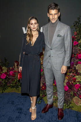 October 25, 2022, New York, United States: Olivia Palermo and Johannes Huebl attend the 2022 WWD Honors at Cipriani South Street in New York City. New York United States - ZUMAs197 20221025_zaa_s197_286 Copyright: xRonxAdarx
