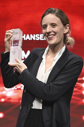 Mia Hansen Löve at the Film Festival Cologne Awards ceremony at the 32 Film Festival Cologne 2022 at E Werk Cologne, 27 10 2022. Foto:xC.xAdolphxx xFuturexImage