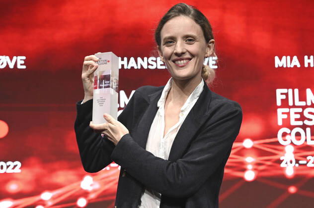 Mia Hansen Löve at the Film Festival Cologne Awards ceremony at the 32 Film Festival Cologne 2022 at E Werk Cologne, 27 10 2022. Foto:xC.xAdolphxx xFuturexImage