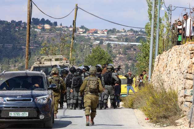 Israeli bulldozers demolish two Palestinian-owned houses in the village of al-Walaja, northwest of the West Bank city of Bethlehem Israeli bulldozers demolish two Palestinian-owned houses in the village of al-Walaja, northwest of the West Bank city of Bethlehem, Palestinain sources confirmed on November 2, 2022. Israeli forces raided the said village and demolished a house owned by local resident Othman al-Shweiki, and demolished another house owned by resident Khitam Ridwan. Photo by Ahmad Tayem APAimages Bethlehem West Bank Palestinian Territory 021122_Bethlehem_AT_00 (22) Copyright: xapaimagesxAhmadxTayemx xapaimagesx