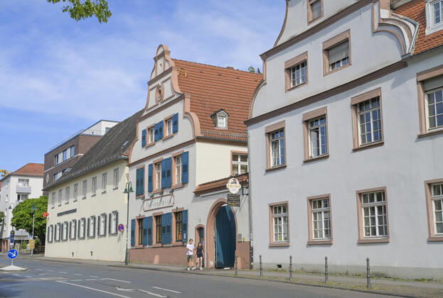 Old buildings, Alexanderstraße, Darmstadt, Hesse, Germany