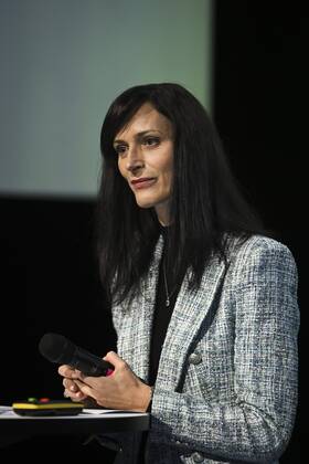 European Union Commissioner for Innovation, Research, Culture, Education and Youth Mariya Gabriel speaks at the Slush 2022 Startup Event in Helsinki, Finland on November 17, 2022. Helsinki Finland Copyright: xEmmixKorhonenx LKKTF20221117141816HJMX