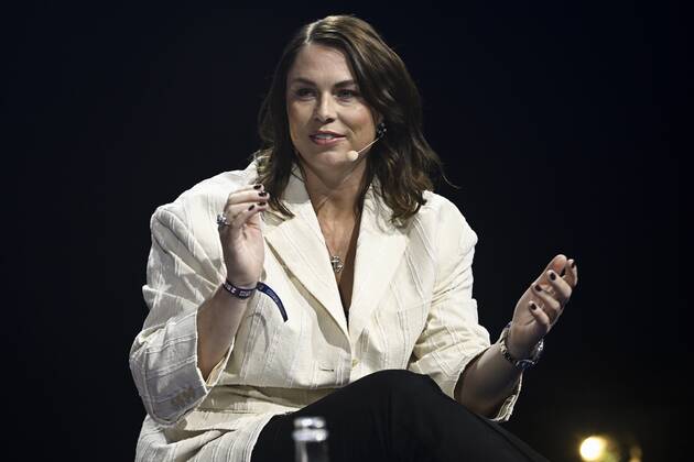 Josefine Landgard, Founder and CEO of Mantle, pictured at the Slush 2022 Startup Event in Helsinki, Finland on November 17, 2022. Helsinki Finland  Copyright: xEmmixKorhonenx LKKTF20221117154747WERB