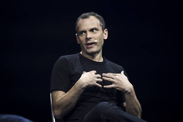 Olivier Pomel, Co-founder and CEO of Datadog, pictured on stage at the Slush 2022 Startup Event in Helsinki, Finland on November 17, 2022. Helsinki Finland  Copyright: xEmmixKorhonenx LKKTF20221117155809FUQF