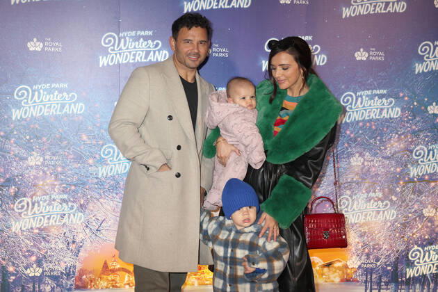 Ryan Thomas and Lucy Mecklenburgh attend the Hyde Park Winter Wonderland 2022 VIP Preview Night in London. NOVEMBER 17th 2022 CMYx22482
