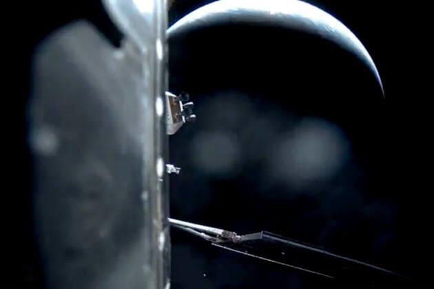 Earth is seen from NASA s Orion spacecraft on Thursday, November 17, 2022, as it travels to the Moon, where it is scheduled to make its closest approach on November 21. Artemis I, the first spaceflight in NASA s Artemis program, successfully launched from Kennedy Space Center on November 16 on a planned 25-day mission. NASA  WAX2022111801 NASA