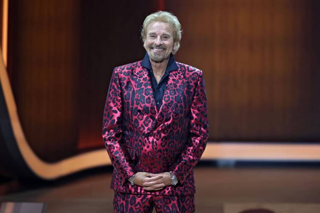 ZDF Wetten , dass TV host Thomas Gottschalk during the ZDF TV show Wetten , dass on 19 11 2022 live from Friedrichshafen 20221119SBK0002