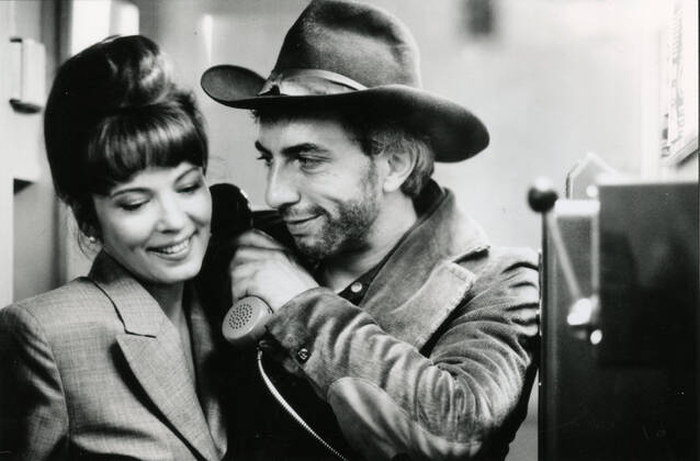 Actors Ralf Richter and Iris Berben in the movie Cosimas Lexikon, Germany 1992 