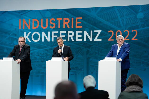 Industry Conference 2022 in Berlin Current, 29 11 2022, Berlin, Dr Robert Habeck, Federal Minister for Economic Affairs and Clim