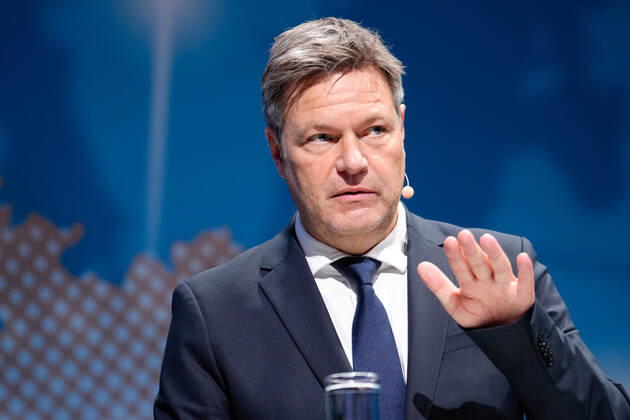 Industry Conference 2022 in Berlin Current, 29 11 2022, Berlin, Dr Robert Habeck, Federal Minister for Economic Affairs and Climate Protection in portrait during his speech at the Industry Conference to open the Industry Confere