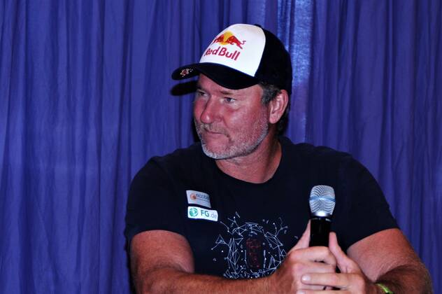 Bjorn Dunkerbeck is a former Danish Dutch professional windsurfer With 42 world championship titles, he is one of the most successful professional athletes in the world Photo Dunkerbeck as a guest at the sporting goods trade fair Ispo 2022, organized by Messe Muenchen