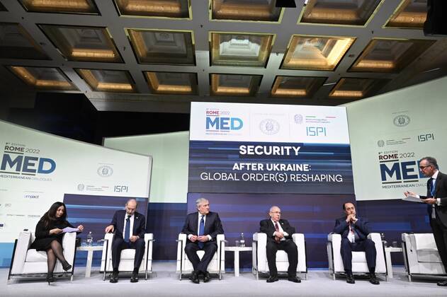 December 2, 2022, Rome, Italy: Italy s Minister for Foreign Affairs, Antonio Tajani, during Rome MED 2022 - Mediterranean Dialogues in Rome, 2 December 2022. ANSA CLAUDIO PERI Rome Italy - ZUMAa110 20221202_zaf_a110_011 Copyright: xAnsa ClaudioxPerix
