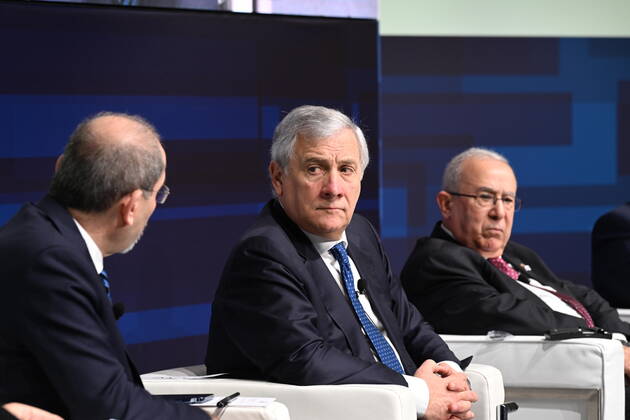 December 2, 2022, Rome, Italy: Italy s Minister for Foreign Affairs, Antonio Tajani, partidipates in After Ukraine: global order(s) reshaping panel on occasion of Rome MED 2022 - Mediterranean Dialogues in Rome, 2 December 2022. ANSA CLAUDIO PERI Rome Italy - ZUMAa110 20221202_zaf_a110_013 Copyright: xAnsa ClaudioxPerix