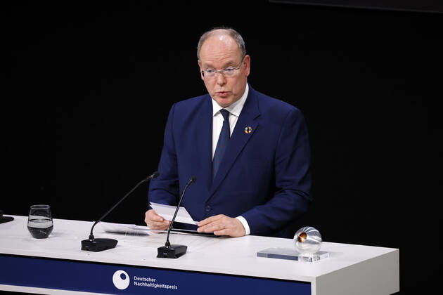 Prince Albert II of Monaco at the award ceremony of the 15 German Sustainability Award 2022 at the Maritim Hotel Düsseldorf, 02 12 2022 NRW Germany Copyright: xChristophxHardtx