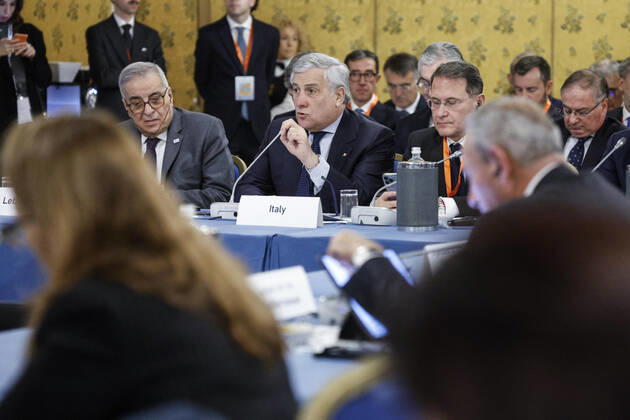 December 3, 2022, ROME, ITALY: Italian Foreign Minister and Deputy Prime Minister Antonio Tajani during panel Mediterranean Ministerial Dialogue On The Food Security Crisis at Rome Med 2022, Mediterranean Dialogues conference in Rome, Italy, 03 December 2022.ANSA FABIO FRUSTACI ROME ITALY  - ZUMAa110 20221203_zaf_a110_003 Copyright: xFabioxFrustacix