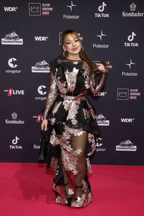 Musician Ayliva at the 23 award ceremony of the 1Live Krone 2022 in the Jahrhunderthalle Bochum, 08 12 2022 NRW Germany Copyright: xChristophxHardtx