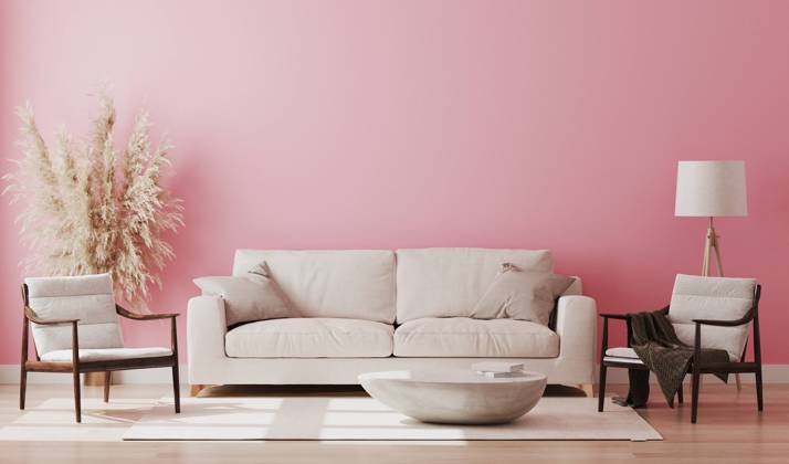 IMAGO Creative, Lifestyle, Barbiecore Pink room interior, living room interior mockup, empty pink wall, 3d rendering Pink room interior, living room interior mockup, empty pink wall, 3d rendering Copyright: xZoonar.com OleksandrxShcherbanx 17420441
