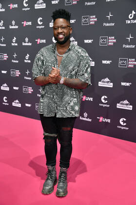 Kelvin Jones at the 23 award ceremony of the 1Live Krone 2022 in the Jahrhunderthalle Bochum, 08 12 2022 Foto:xN.xKubelkax xFuturexImage