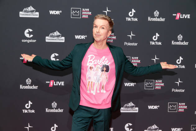 1LIVE Krone Award Ceremony in Bochum Marcel Mann on the red carpet at the 1LIVE Krone award ceremony at the Jahrhunderthalle in Bochum Copyright: xEventpressxGolejewskix