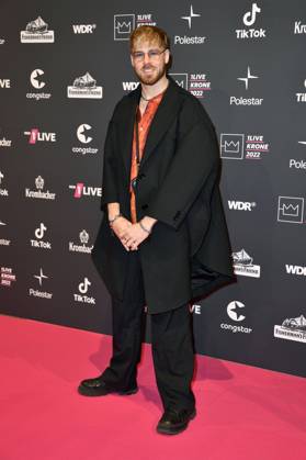 Sebastian Meyer at the 23 award ceremony of the 1Live Krone 2022 in the Jahrhunderthalle Bochum, 08 12 2022 Foto:xN.xKubelkax xFuturexImage