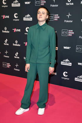 Annika Gerhard at the 23 award ceremony of the 1Live Krone 2022 in the Jahrhunderthalle Bochum, 08 12 2022 Foto:xN.xKubelkax xFuturexImage