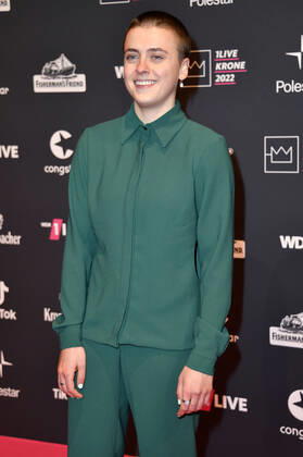 Annika Gerhard at the 23 award ceremony of the 1Live Krone 2022 in the Jahrhunderthalle Bochum, 08 12 2022 Foto:xN.xKubelkax xFuturexImage