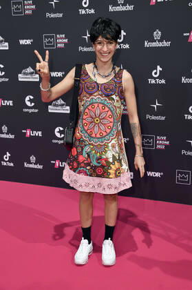 Shirli Miller at the 23 award ceremony of the 1Live Krone 2022 in the Jahrhunderthalle Bochum, 08 12 2022 Foto:xN.xKubelkax xFuturexImage