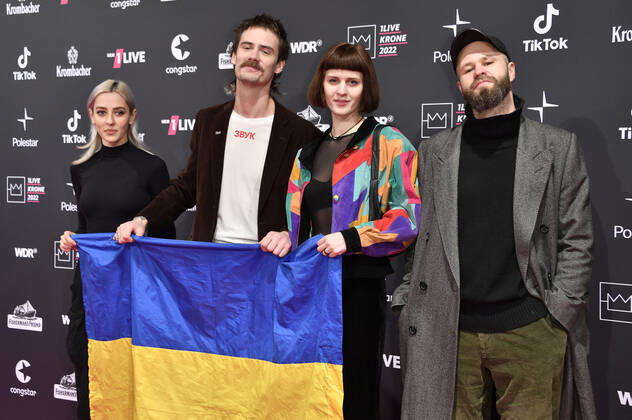 Members of Repair Together at the 23 award ceremony of the 1Live Krone 2022 in the Jahrhunderthalle Bochum, 08 12 2022 Foto:xN.xKubelkax xFuturexImage