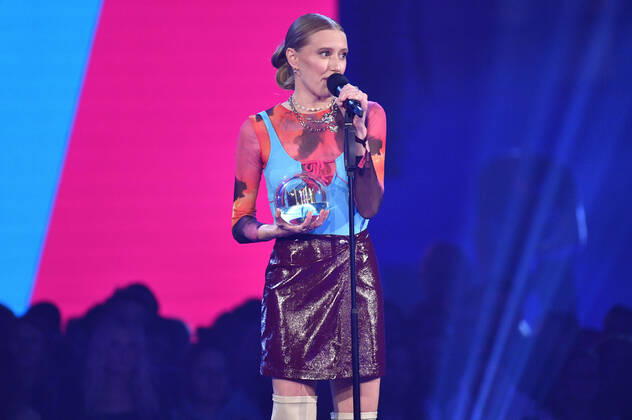 Lea at the 23 award ceremony of the 1Live Krone 2022 in the Jahrhunderthalle Bochum, 08 12 2022 Foto:xN.xKubelkax xFuturexImage