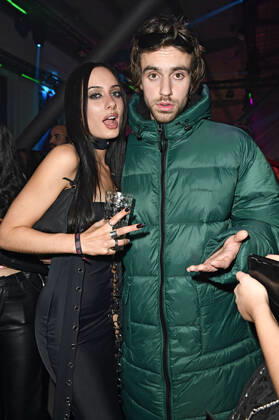 Kayla Shyx and Zachi from 01099 at the 23 award ceremony of the 1Live Krone 2022 in the Jahrhunderthalle Bochum, 08 12 2022 Foto:xN.xKubelkax xFuturexImage