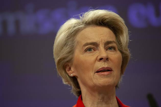 Ursula Von Der Leyen and the Director of the International Energy Agency, Fatih BIROL, held a joint press conference today on gas supplies for 2023.  NicolasxLandemardx xLexPictorium LePictorium_0271341