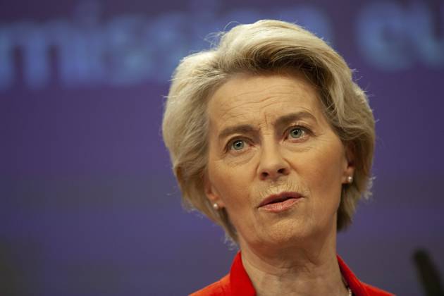 Ursula Von Der Leyen and the Director of the International Energy Agency, Fatih BIROL, held a joint press conference today on gas supplies for 2023.  NicolasxLandemardx xLexPictorium LePictorium_0271342
