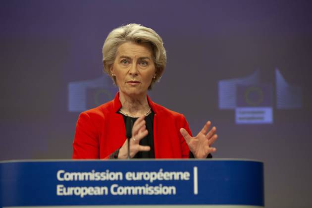 Ursula Von Der Leyen and the Director of the International Energy Agency, Fatih BIROL, held a joint press conference today on gas supplies for 2023.  NicolasxLandemardx xLexPictorium LePictorium_0271345