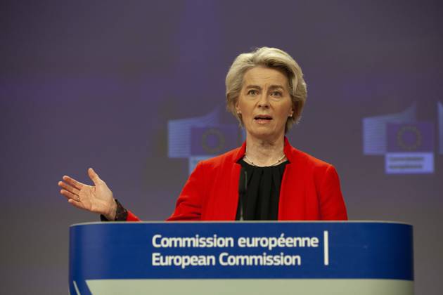 Ursula Von Der Leyen and the Director of the International Energy Agency, Fatih BIROL, held a joint press conference today on gas supplies for 2023.  NicolasxLandemardx xLexPictorium LePictorium_0271350