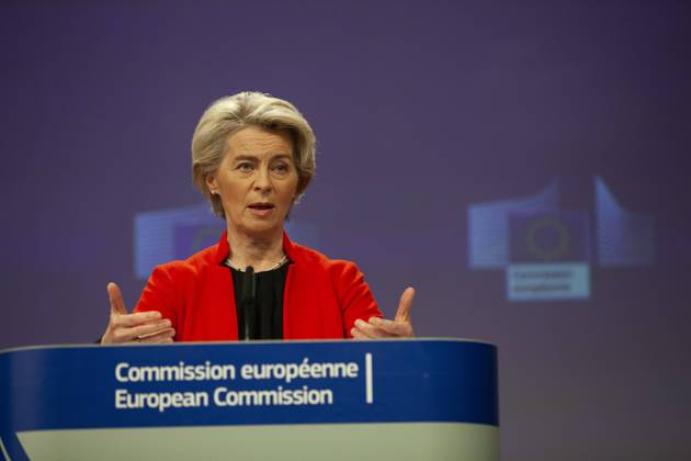 Ursula Von Der Leyen and the Director of the International Energy Agency, Fatih BIROL, held a joint press conference today on gas supplies for 2023.  NicolasxLandemardx xLexPictorium LePictorium_0271355