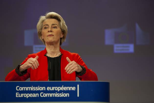 Ursula Von Der Leyen and the Director of the International Energy Agency, Fatih BIROL, held a joint press conference today on gas supplies for 2023.  NicolasxLandemardx xLexPictorium LePictorium_0271356