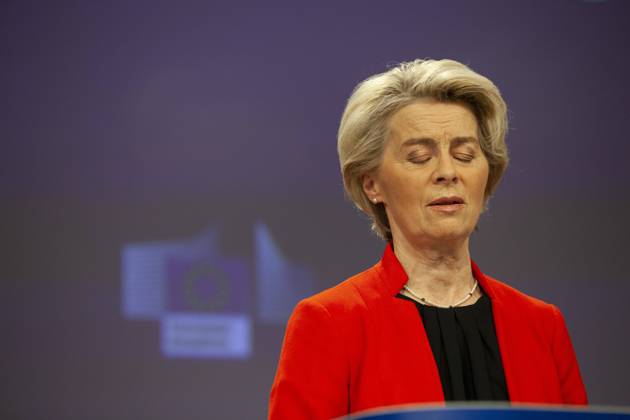 Ursula Von Der Leyen and the Director of the International Energy Agency, Fatih BIROL, held a joint press conference today on gas supplies for 2023.  NicolasxLandemardx xLexPictorium LePictorium_0271359