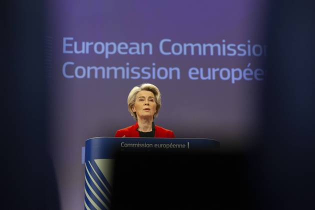 Ursula Von Der Leyen and the Director of the International Energy Agency, Fatih BIROL, held a joint press conference today on gas supplies for 2023.  NicolasxLandemardx xLexPictorium LePictorium_0271364