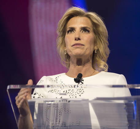 December 17, 2022 - Phoenix, Arizona, USA - Fox News host LAURA INGRAHAM speaks at Turning Point USA s AmericaFest 2022. Phoenix USA - ZUMAce6_ 20221217_zaf_ce6_043 Copyright: xBrianxCahnx