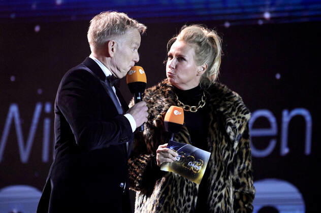 Johannes B Kerner and Andrea Kiewel in the New Years Eve show Celebrate at the Gate Welcome 2023 at the Brandenburg Gate Berlin, 31 12 2022 Foto:xF.xKernx xFuturexImage