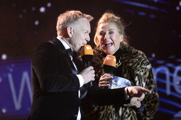Johannes B Kerner and Andrea Kiewel in the New Years Eve show Celebrate at the Gate Welcome 2023 at the Brandenburg Gate Berlin, 31 12 2022 Foto:xF.xKernx xFuturexImage