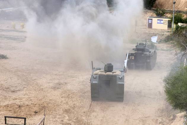 Militants of Al-Ansar Brigades, the military wing of the Palestinian al-Ahrar movement, participates in a military exercise, in Khan Younis in the southern of Gaza strip Militants of Al-Ansar Brigades, the military wing of the Palestinian al-Ahrar movement, participates in a military exercise, in Khan Younis in the southern of Gaza strip on January 01, 2023. Photo by Ashraf Amra apaimages Khan Younis Gaza Strip Palestinian Territory 010123_KHANYOUNIS_ASH_1_00 (47) Copyright: xapaimagesxAshrafxAmrax xapaimagesx