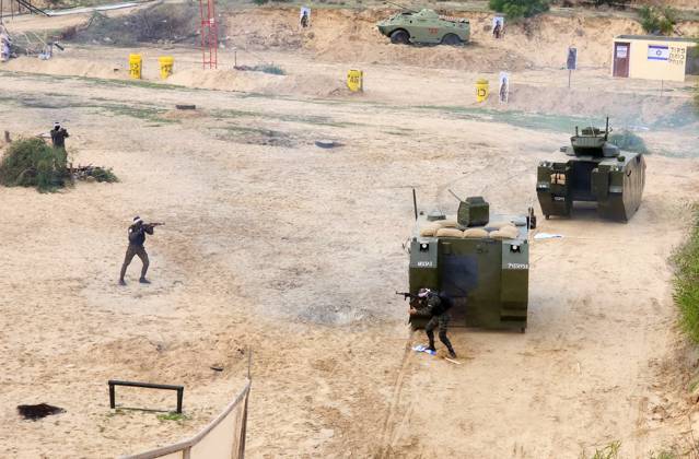 Militants of Al-Ansar Brigades, the military wing of the Palestinian al-Ahrar movement, participates in a military exercise, in Khan Younis in the southern of Gaza strip Militants of Al-Ansar Brigades, the military wing of the Palestinian al-Ahrar movement, participates in a military exercise, in Khan Younis in the southern of Gaza strip on January 01, 2023. Photo by Ashraf Amra apaimages Khan Younis Gaza Strip Palestinian Territory 010123_KHANYOUNIS_ASH_1_00 (38) Copyright: xapaimagesxAshrafxAmrax xapaimagesx